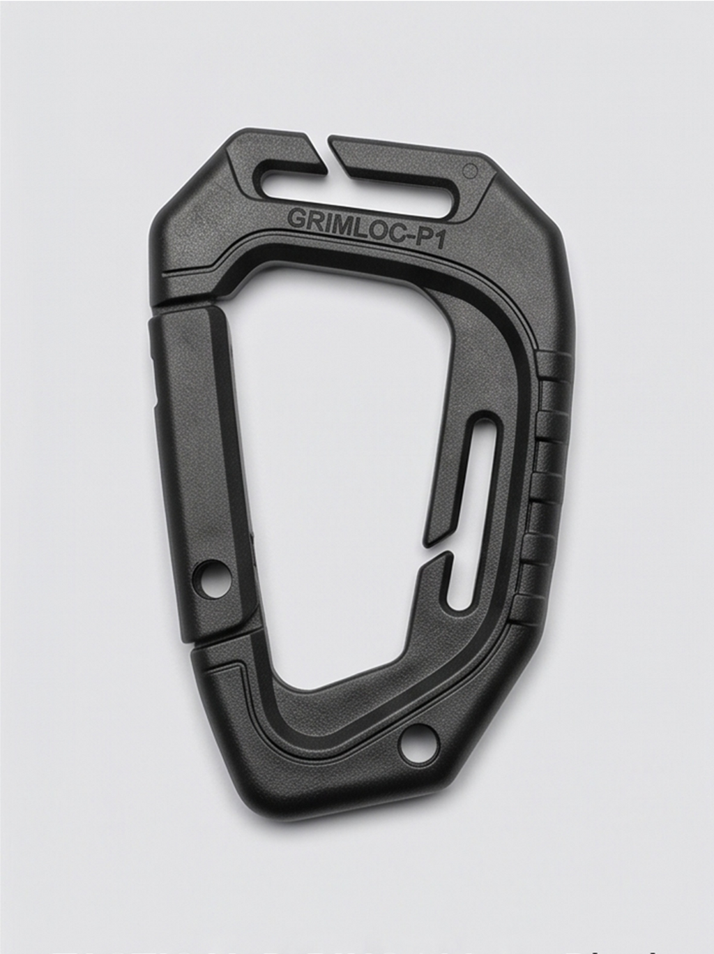 actical Grimloc Locking Carabiner – MOLLE & EDC Gear Clip  Heavy-Duty Polymer D-Ring Tactical Locking Clip
