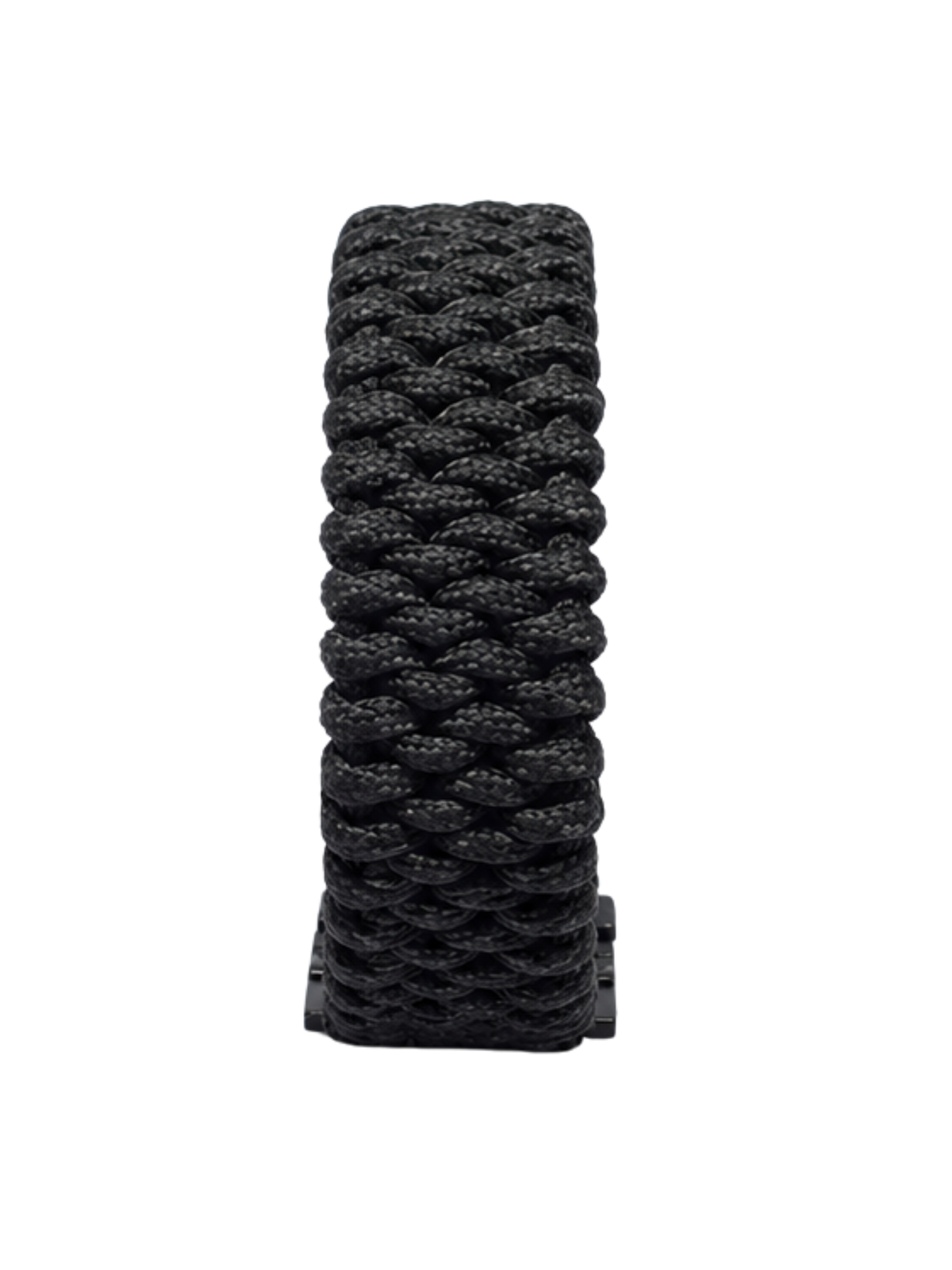 Tactical Stealth Black Wide Paracord Survival Bracelet – Adjustable Metal Shackle | Premium EDC