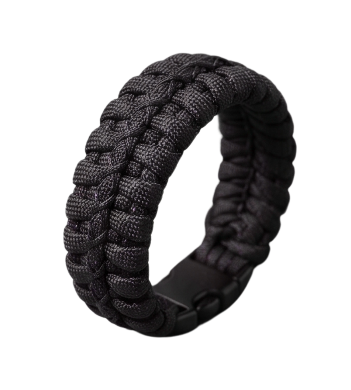 Blackout Cobra Paracord Survival Bracelet